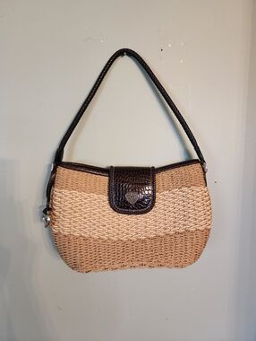Brighton Woven Heart Bag